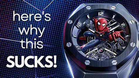 patek philippe spider man price|Spider-Man watch black.